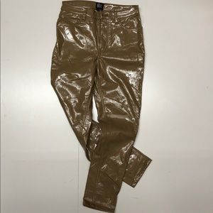 BDG DASHA high waisted Vinyl pants (2/UK6)